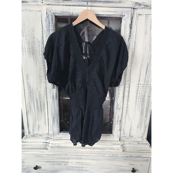 Anthropologie Smocked Romper - New XS - Picture 4 of 4